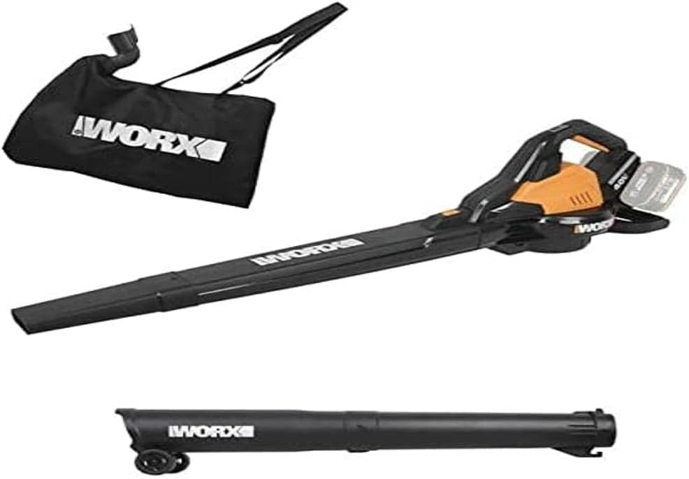 Dmuchawa ogrodowa WORX WG583E.9 – pojemność 35 l, napięcie 40 V, do pielęgnacji podłóg