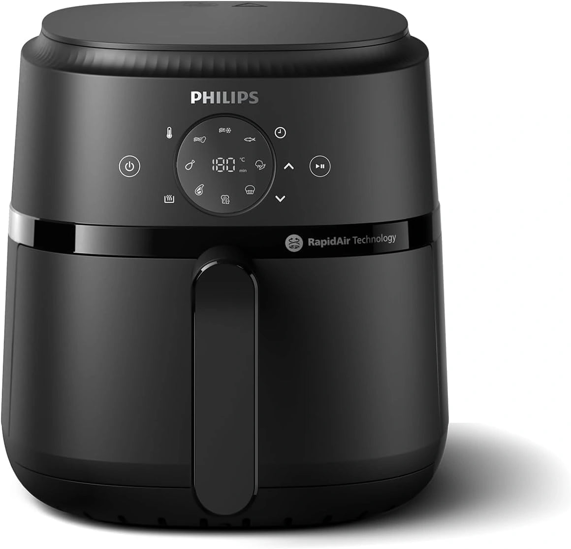 Frytkownica beztłuszczowa Philips – sterowanie dotykowe, kolor czarny, moc 1500 W, pojemność 4,2 l, do przygotowywania potraw