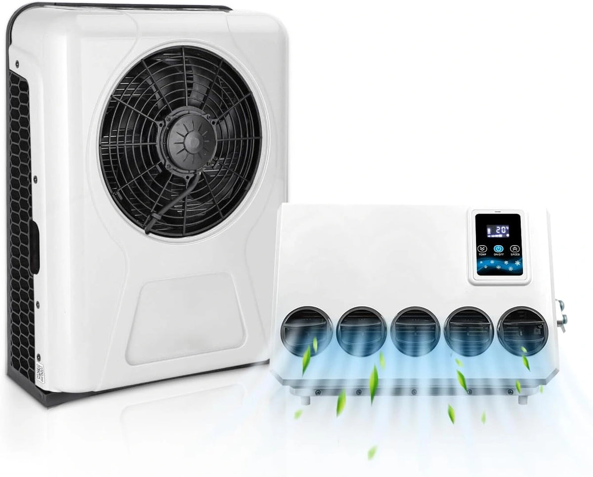 Klimatyzator Gouku – wydajność 10500 BTU, napięcie 12 V, do pomieszczeń domowych