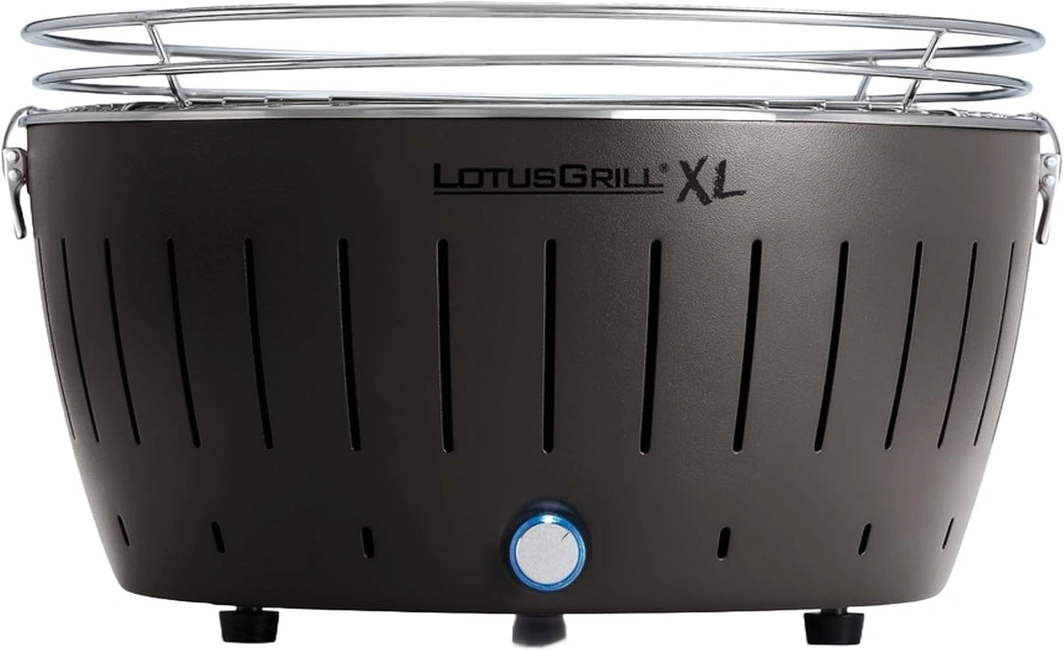 Grill LotusGrill G435 – funkcja grilla, kolor grafitowy i szary, do codziennego zastosowania