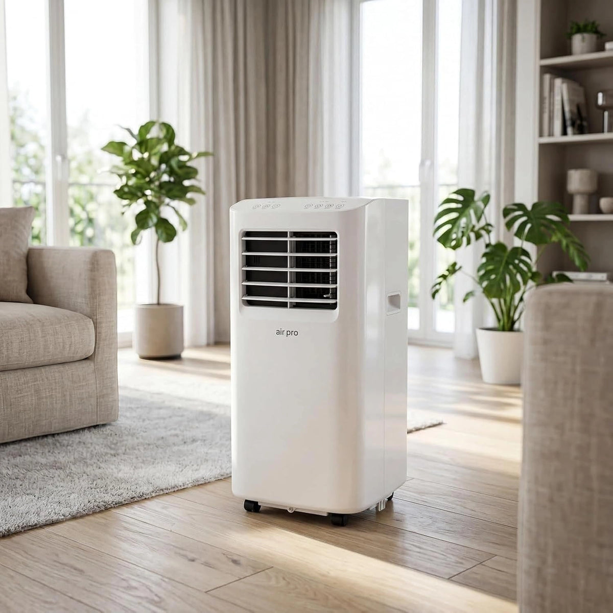 Klimatyzator – konstrukcja 3 w 1, kolor biały, wydajność 12000 BTU, do pomieszczeń domowych