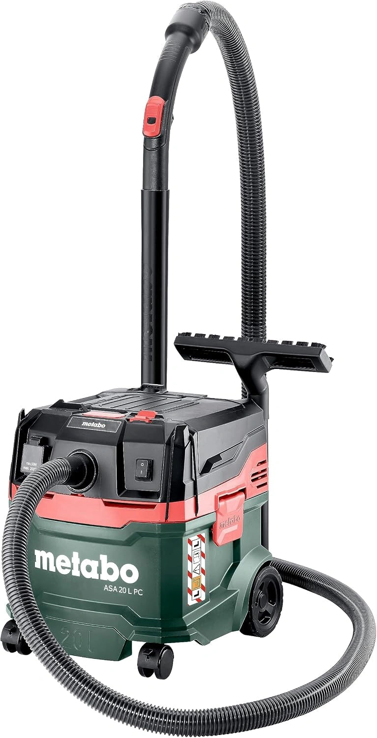 Odkurzacz metabo ASA – moc 1200 W, pojemność 20 l, do pielęgnacji podłóg