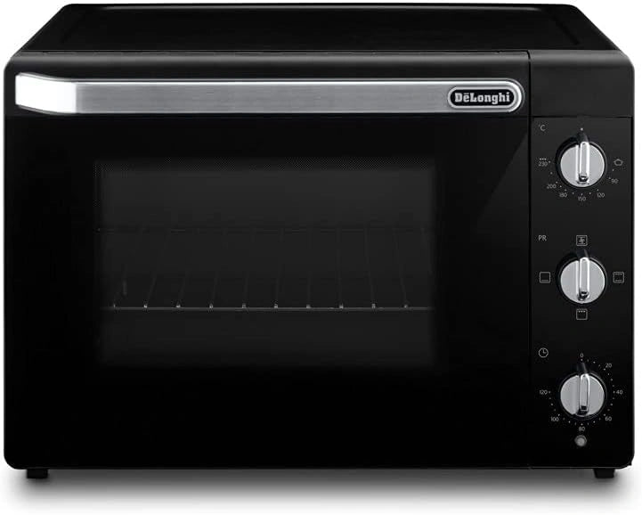 Termostat De Longhi – funkcja grilla, kolor czarny, pojemność 40 l, do przygotowywania potraw