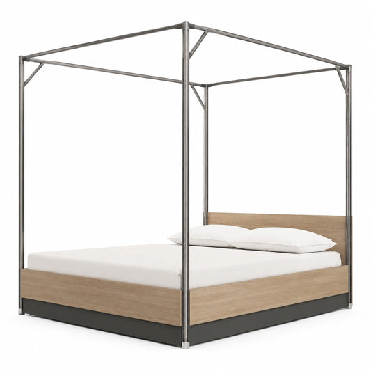 lit-a-baldaquin-en-acier-inoxydable-avec-moustiquaire-integree-yosvhi7605zf