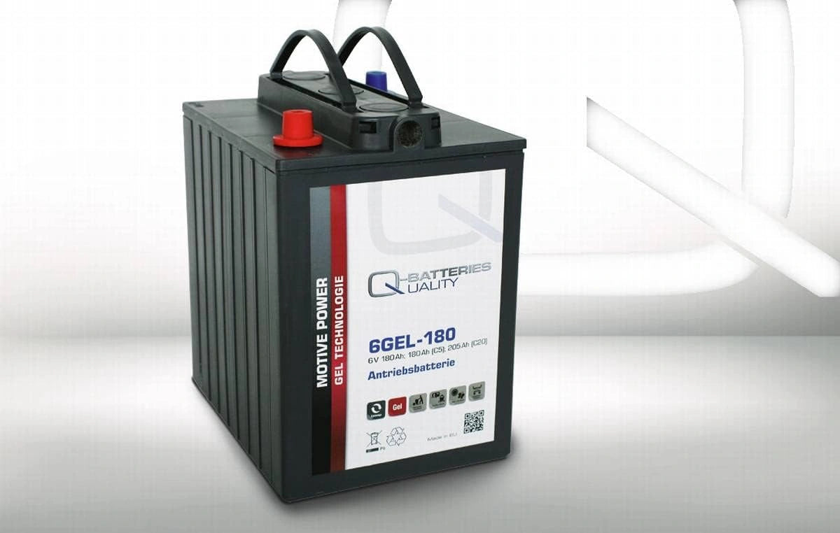 Akumulator Q-Batteries 6GEL-180 – akumulator 180 Ah, napięcie 6 V, do zgodnych urządzeń lub pojazdów