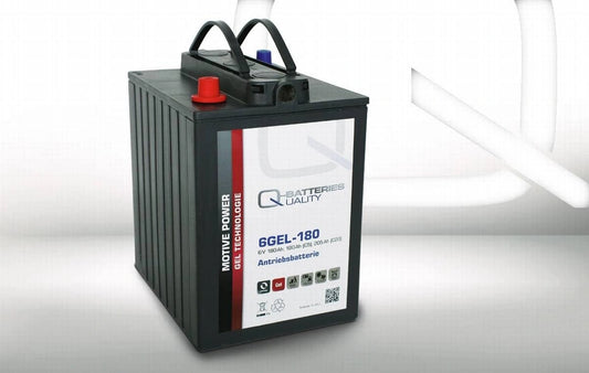 Akumulator Q-Batteries 6GEL-180 – akumulator 180 Ah, napięcie 6 V, do zgodnych urządzeń lub pojazdów