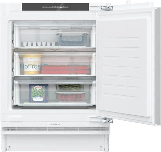 Zamrażarka Siemens GU21NADE0 – system bezszronowy, pojemność 85 l, wymiary 82 x 59,8 cm, do przechowywania żywności