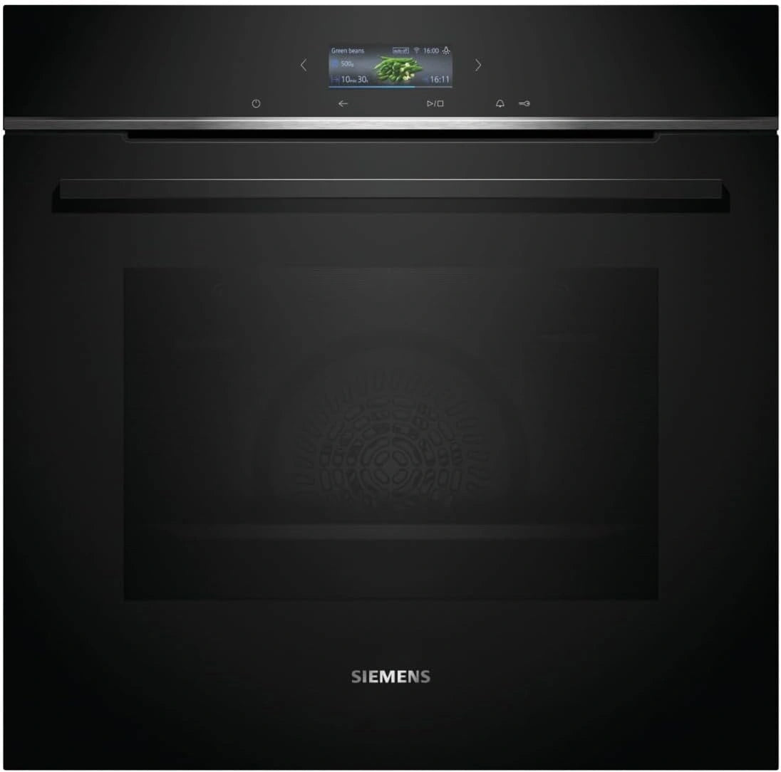Piekarnik Siemens HB734G1B1 – sterowanie dotykowe, program samoczyszczenia, kolor czarny, wymiary 60 x 60 cm, do przygotowywania potraw