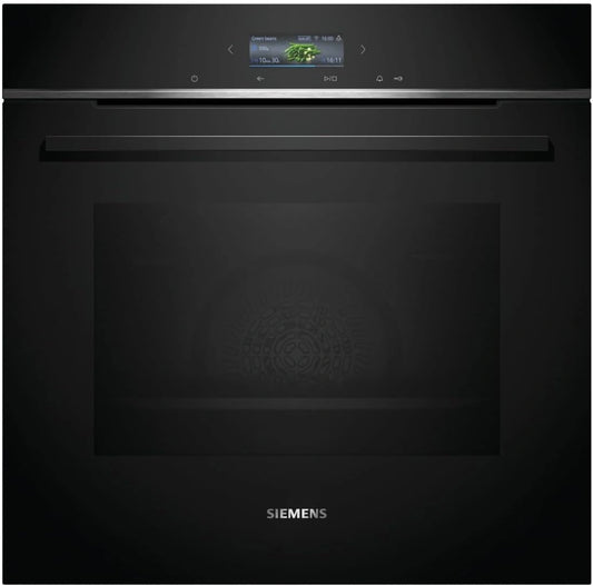Piekarnik Siemens HB734G1B1 – sterowanie dotykowe, program samoczyszczenia, kolor czarny, wymiary 60 x 60 cm, do przygotowywania potraw