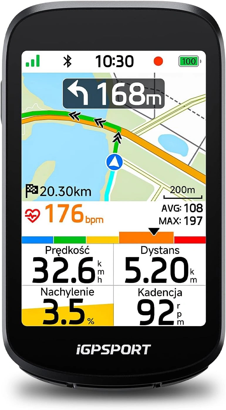 Licznik rowerowy GPS iGPSPORT BSC500 – sterowanie dotykowe, do codziennego zastosowania