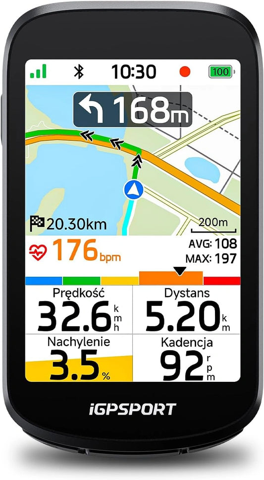 Licznik rowerowy GPS iGPSPORT BSC500 – sterowanie dotykowe, do codziennego zastosowania