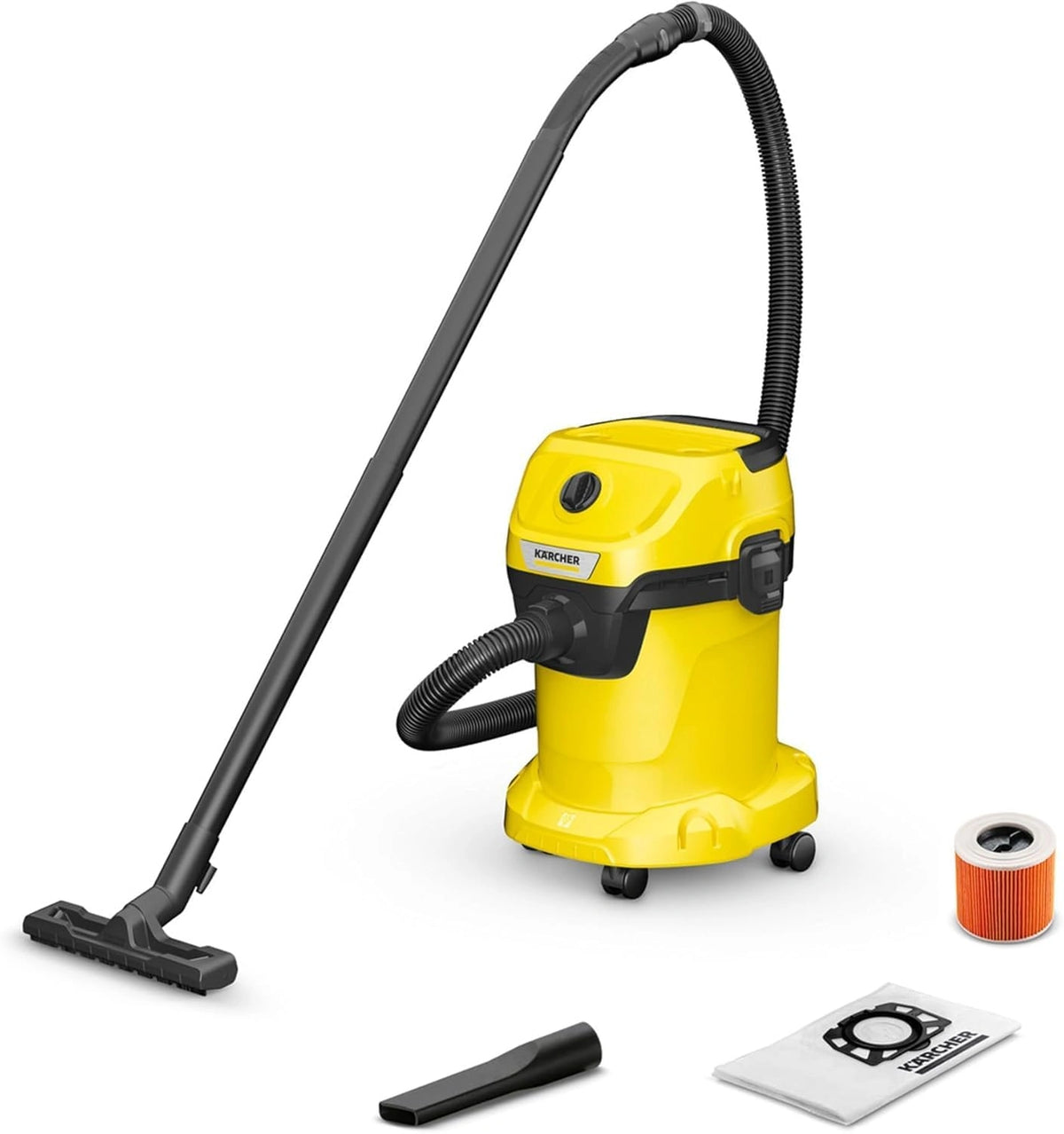 Odkurzacz Karcher WD – moc 1000 W, pojemność 17 l, napięcie 3 V, do pielęgnacji podłóg