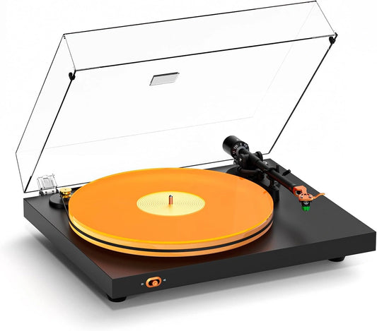 Gramofon Fosi Audio – kolor czarny, do codziennego zastosowania