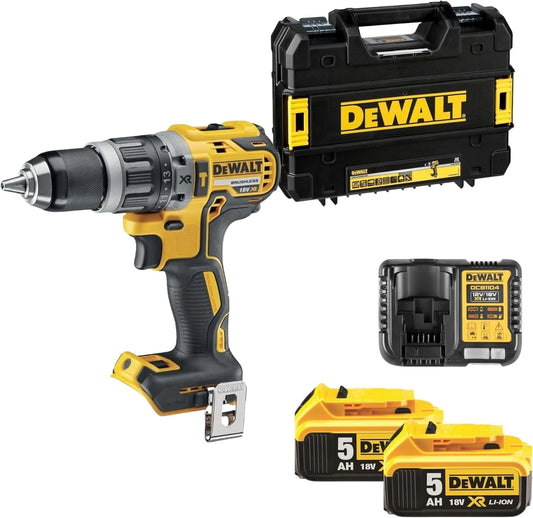 Wiertarko-wkrętarka DEWALT – akumulator 5,0 Ah, napięcie 18 V, do zgodnych urządzeń lub pojazdów