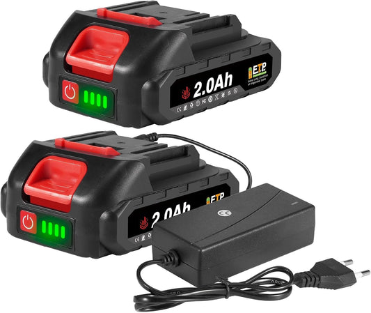 Akumulator ONEVAN – akumulator 2,0 Ah, napięcie 20 V, do zgodnych urządzeń lub pojazdów