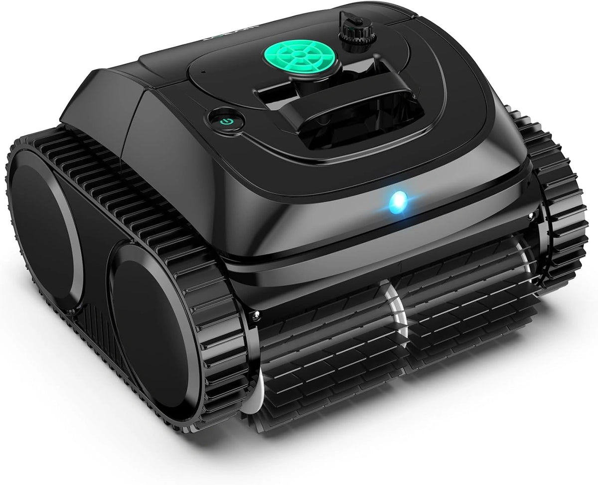 Robot basenowy WYBOT 2025 – konstrukcja 4 w 1, kolor czarny, powierzchnia do 150 m², do czyszczenia basenu