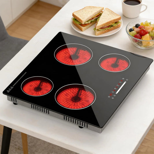 Płyta kuchenna – sterowanie dotykowe, moc 6000 W, do codziennego zastosowania