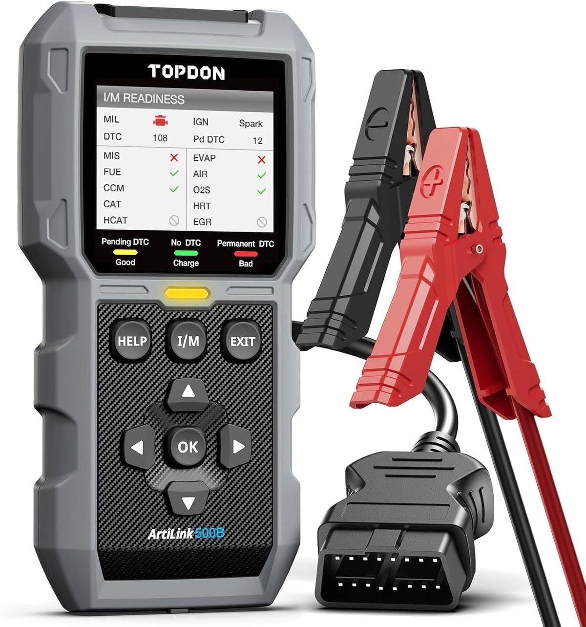 Tester diagnostyczny TOPDON AL500B – napięcie 12 V, do codziennego zastosowania