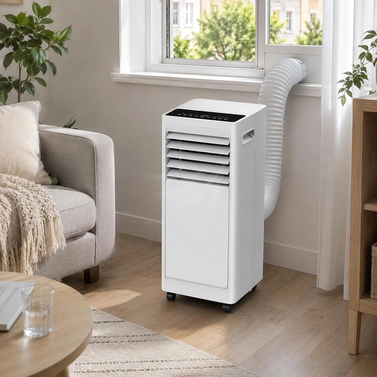 Termostat – programator czasowy, konstrukcja 3 w 1, powierzchnia do 12 m², wydajność 9000 BTU, moc 1000 W, do pomieszczeń domowych