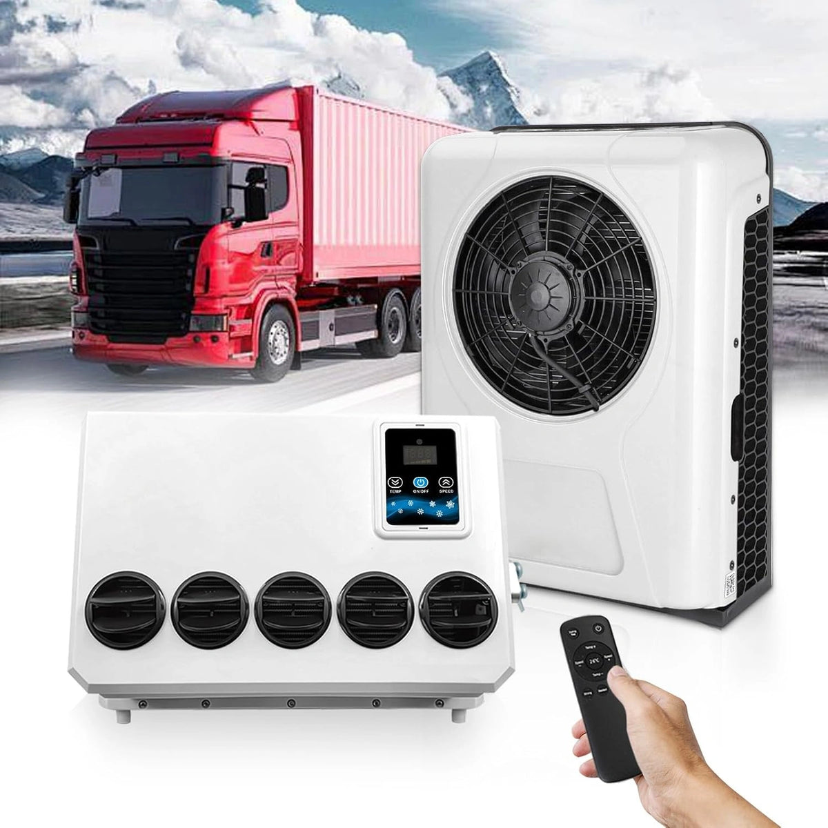 Klimatyzator Klimatyzacja 12 – wydajność 10000 BTU, napięcie 12 V, do pomieszczeń domowych