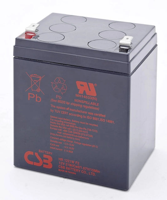 Akumulator – moc 1221 W, akumulator 1,7 Ah, napięcie 12 V, wymiary 90 x 106 x 70 mm, do zgodnych urządzeń lub pojazdów