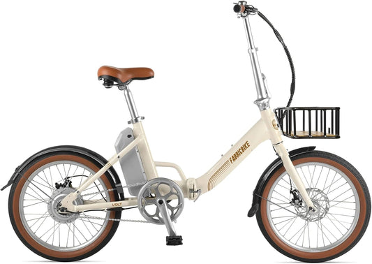 Rower elektryczny FabricBike – konstrukcja składana, moc 250 W, akumulator 10 Ah, napięcie 36 V, do jazdy miejskiej i rekreacyjnej