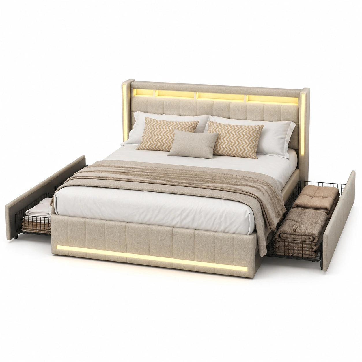 lit-double-avec-led-et-charge-usb-4-tiroirs-rangement-sommier-a-lattes-140x200-cm-wpjhwo7641gg