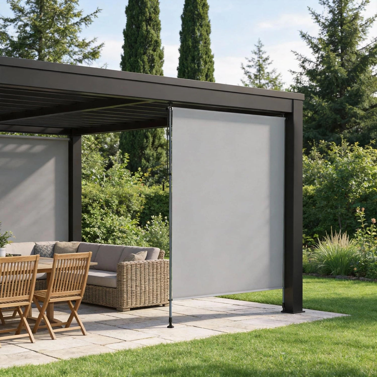 Markiza tarasowa UISEBRT – wymiary 150 x 310 cm, do codziennego zastosowania