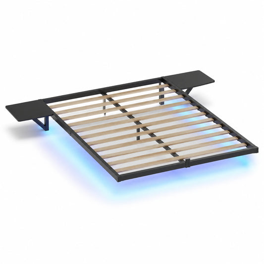 lit-double-avec-etageres-et-eclairage-led-sommier-metal-180x200-rangement-24-cm-noir-rtvbjw7665pk