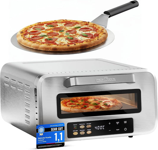 Piec do pizzy ProfiCook – regulacja temperatury, do codziennego zastosowania