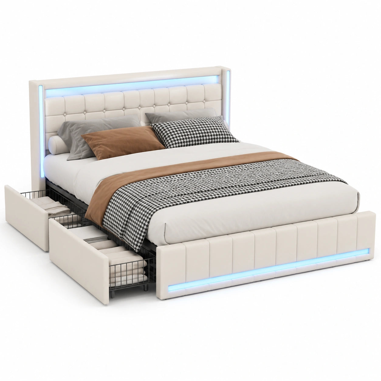 lit-double-avec-sommier-led-et-tiroirs-160x200-beige-lmqwbj7555rn