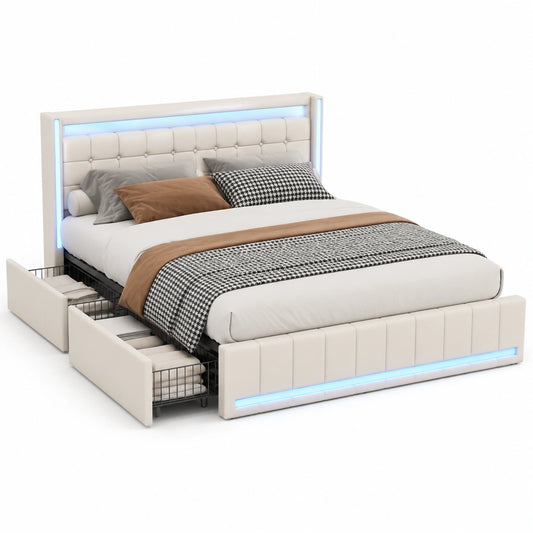 lit-double-avec-sommier-led-et-tiroirs-160x200-beige-lmqwbj7555rn